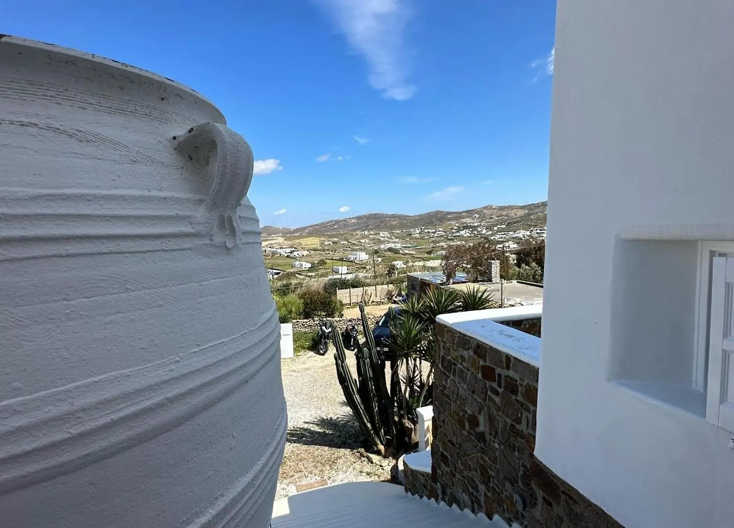 Myconian Unique Villa In Marathi , 130 - 4People ,Shisha Place ,Secured Free Parking, Party Place - Terrace For Dinner & Sunset - Elenas Hospitality -  Mykonos Town